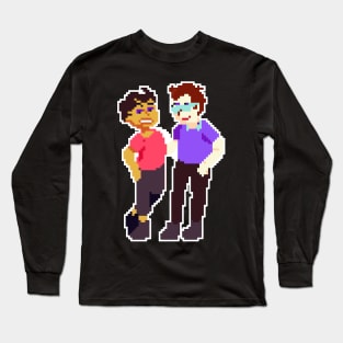 Pixel Art Pride Boy Love Long Sleeve T-Shirt